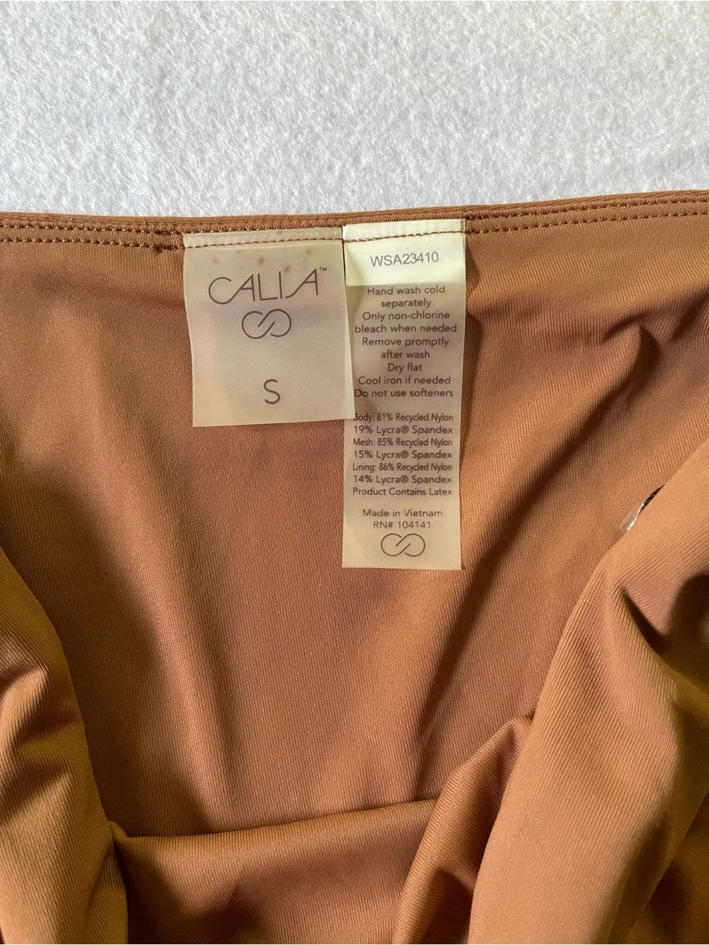 NWT’S CALIA by Carrie Underwood Rust Brown Bikini Bottoms with Side Ties